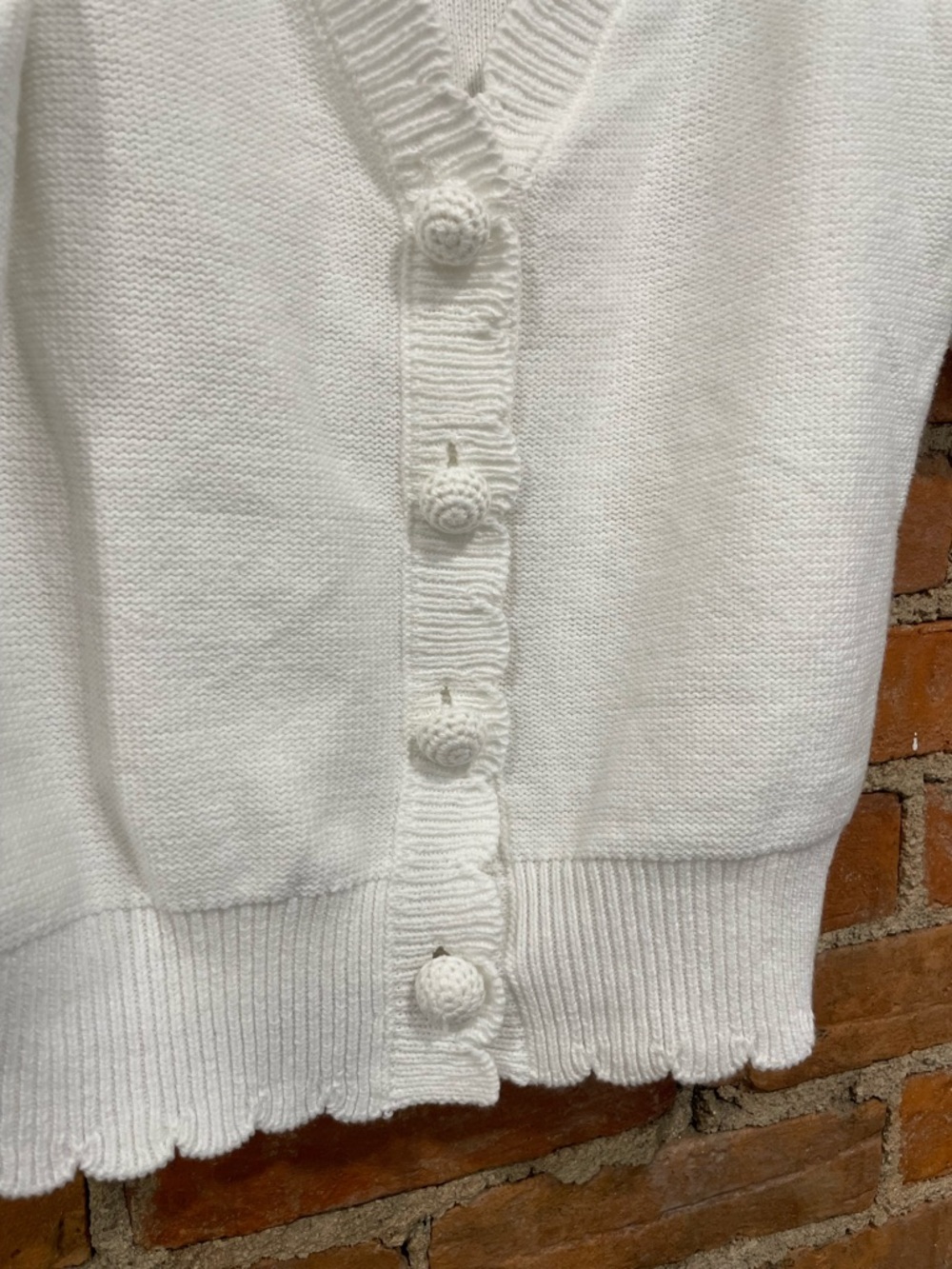 Anthropologie Short-Sleeve Crochet Cardigan Sweater | Size M | Great Condition - Picture 7 of 9
